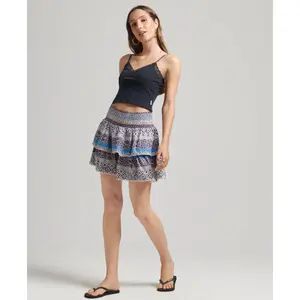 Women's ruffled mini skirt Superdry Vintage image-1