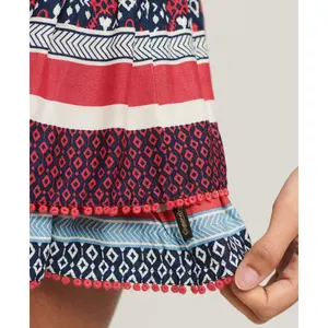 Mini skirt ruffles woman Superdry Vintage image-3