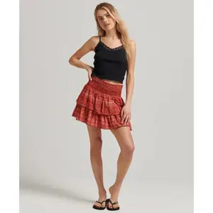 Women's ruffled mini skirt Superdry Vintage image-2