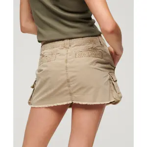 Mini-saia feminina Superdry Utility Parachute image-3