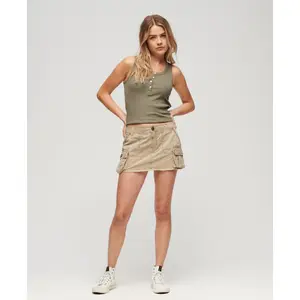 Mini-saia feminina Superdry Utility Parachute image-1