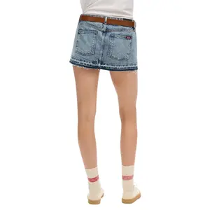 Minifalda de jean para mujer Superdry image-4