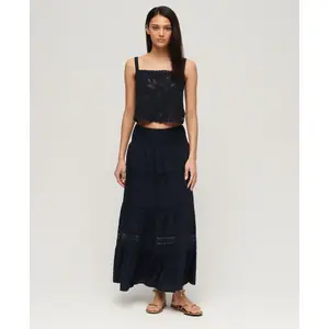 Long skirt woman Superdry Ibiza image-1