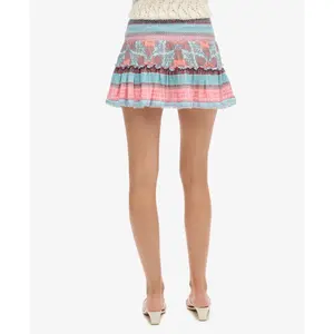 Printed gathered mini skirt for women Superdry image-3