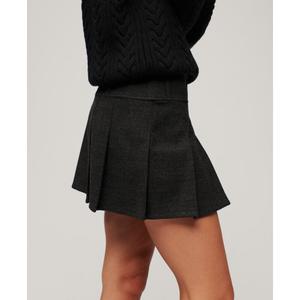 Women's low-waisted pleated mini skirt Superdry image-3