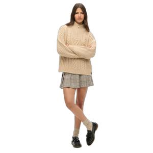 Pleated skirt for women Superdry Low Rise