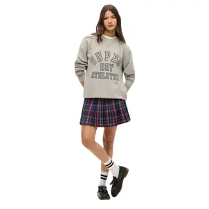 Women’s mid-rise checked mini skirt Superdry image-2