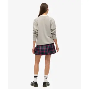 Women’s mid-rise checked mini skirt Superdry image-3