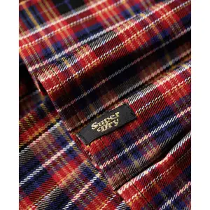 Mini falda de cuadros de talle medio para mujer Superdry image-4