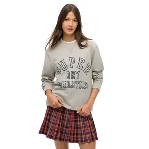 Mini falda de cuadros de talle medio para mujer Superdry image-1