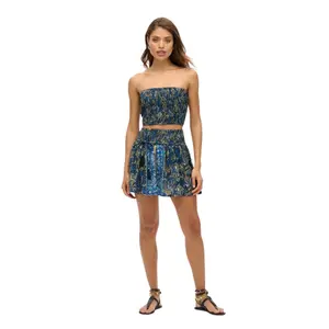 Women's paisley print mini skirt Superdry St Tropez image-1