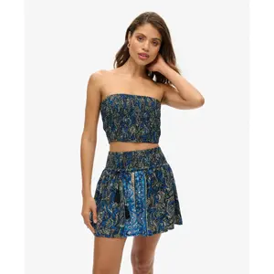 Women's paisley print mini skirt Superdry St Tropez image-2