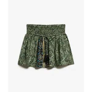 Women's paisley print mini skirt Superdry St Tropez image-0