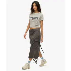 Falda cargo midi mujer Superdry image-5