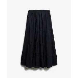Women's long tiered skirt Superdry image-0