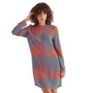 Mini-vestido de manga comprida feminino Superdry Studios image-1