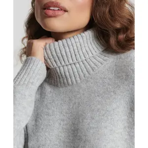 Vestido de punto con cuello falso para mujer Superdry Studios image-4