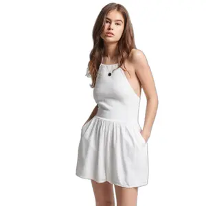 Combi-short dos nu smocké femme Superdry Vintage image-0