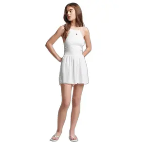 Combi-short dos nu smocké femme Superdry Vintage image-1