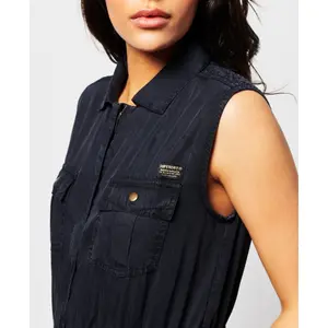 Women's military-style jumpsuit Superdry Vintage image-3