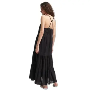 Vestido de camisola de renda comprida feminina Superdry Vintage image-1