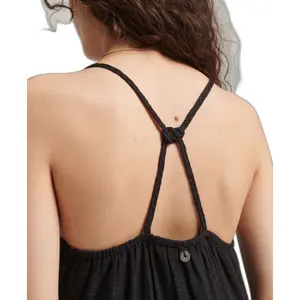 Vestido de camisola de renda comprida feminina Superdry Vintage image-3