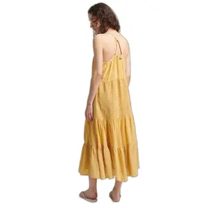 Vestido de camisola de renda comprida Superdry Vintage image-1