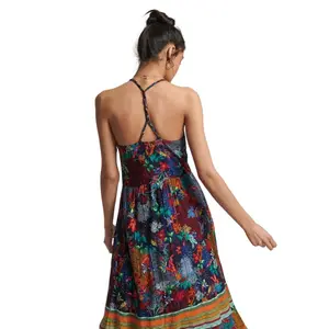 Vestido de camisola comprido feminino Superdry Vintage image-1