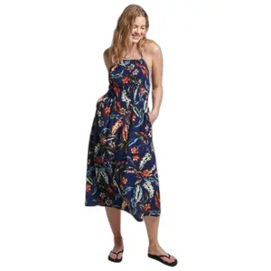 Lange jurk voor dames Superdry Vintage image-0