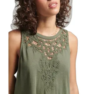 Kleid für Frauen mit Schwimmerrücken aus Spitze Superdry Vintage image-3