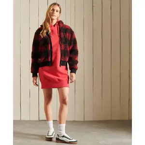 Vestito con cappuccio ricamato con logo vintage per le donne Superdry image-1