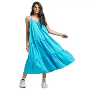 Mittellanges Jersey-Kleid für Frauen Superdry Vintage image-0