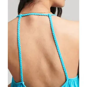 Mittellanges Jersey-Kleid für Frauen Superdry Vintage image-5