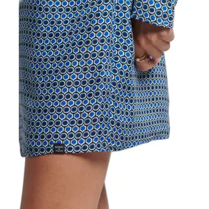 Vestido curto estampado de manga comprida feminino Superdry image-4