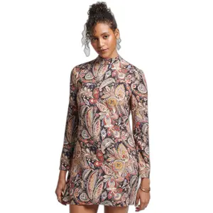 Vestido curto feminino de manga comprida Superdry image-0