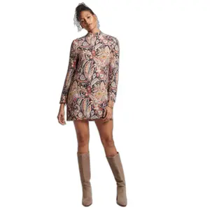 Vestido curto feminino de manga comprida Superdry image-1