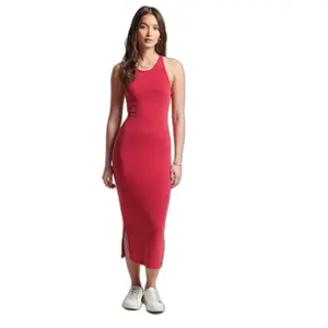 Robe mi-longue avec lanières au dos femme Superdry image-0