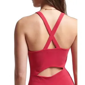 Robe mi-longue avec lanières au dos femme Superdry image-4