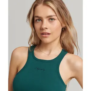 Vestido de tirantes Superdry Code Logo Essential image-4