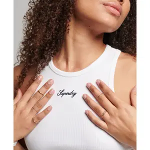 Vestido de tirantes para mujer Superdry Code Logo Essential image-3