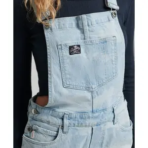 Damskie ogrodniczki z bawełny organicznej Superdry Vintage image-4