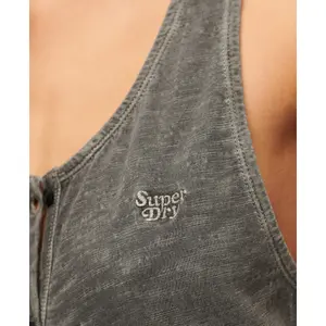 Vestido feminino de jersey com botões e comprimento médio Superdry Vintage image-4