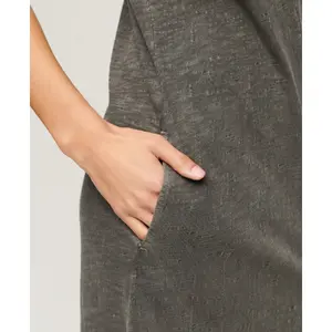 Vestido feminino de jersey com botões e comprimento médio Superdry Vintage image-5