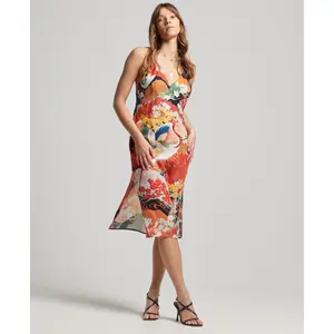 Robe nuisette mi-longue à dos nu femme Superdry image-1