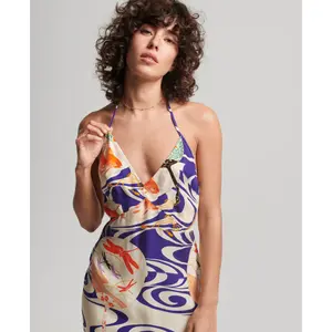 Robe nuisette mi-longue à dos nu femme Superdry image-3