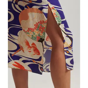 Robe nuisette mi-longue à dos nu femme Superdry image-4