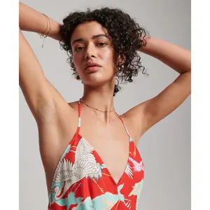 Robe nuisette mi-longue à dos nu femme Superdry image-3