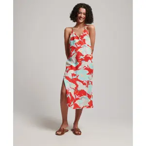 Robe nuisette mi-longue à dos nu femme Superdry image-1