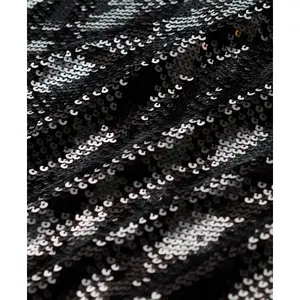 Robe t-shirt à sequins et col montant femme Superdry image-4