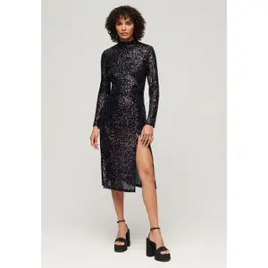 Women's midi-length dress Superdry image-2